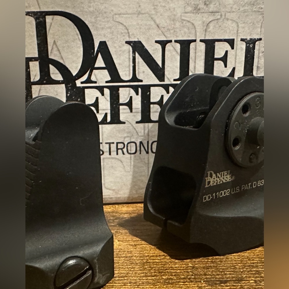 Daniel Defense front and rear fixed sights